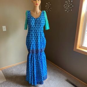 Cute Ankara/lace dress
